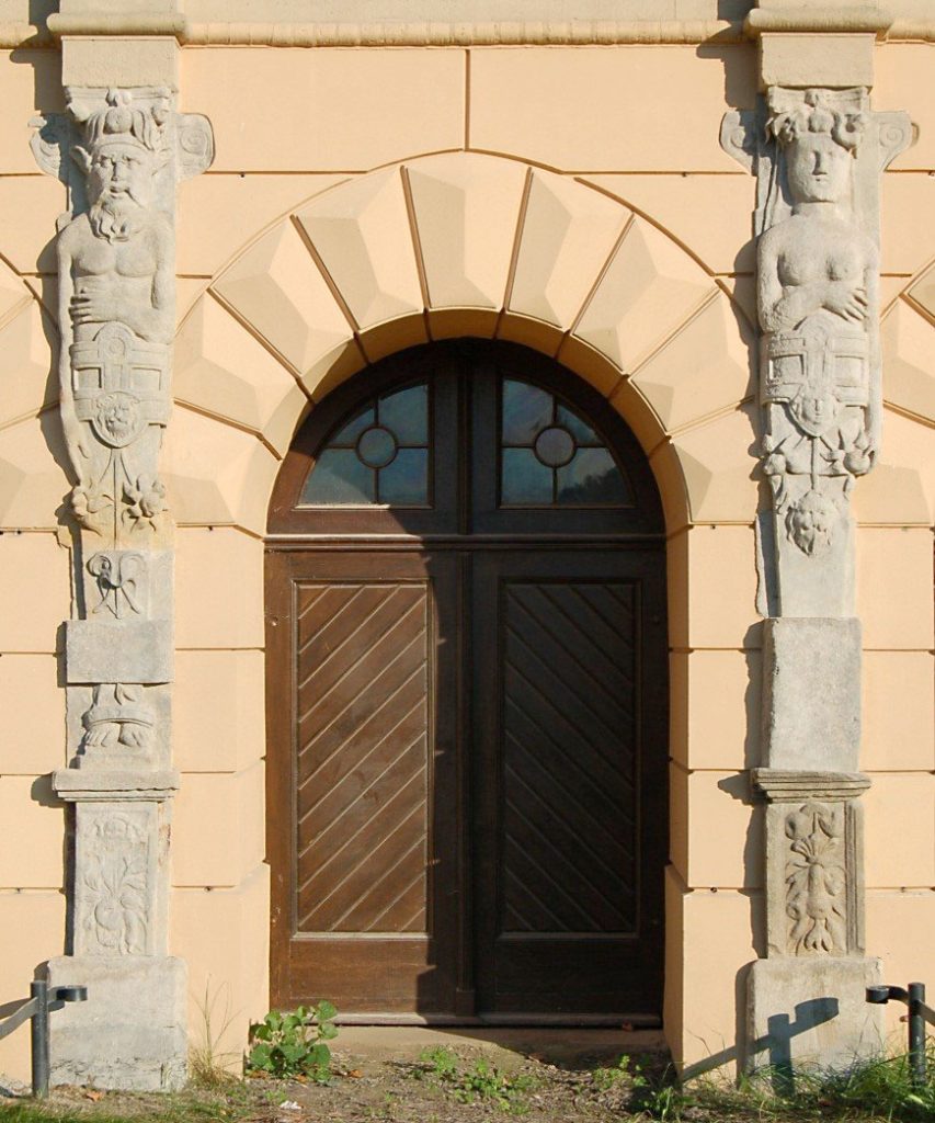 Schloss Schwerin, Renaissance-Hermenpilaster